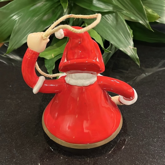 Santa Cowboy Cookie Jar Replacement LID - Department 56 - Picture 3 of 6